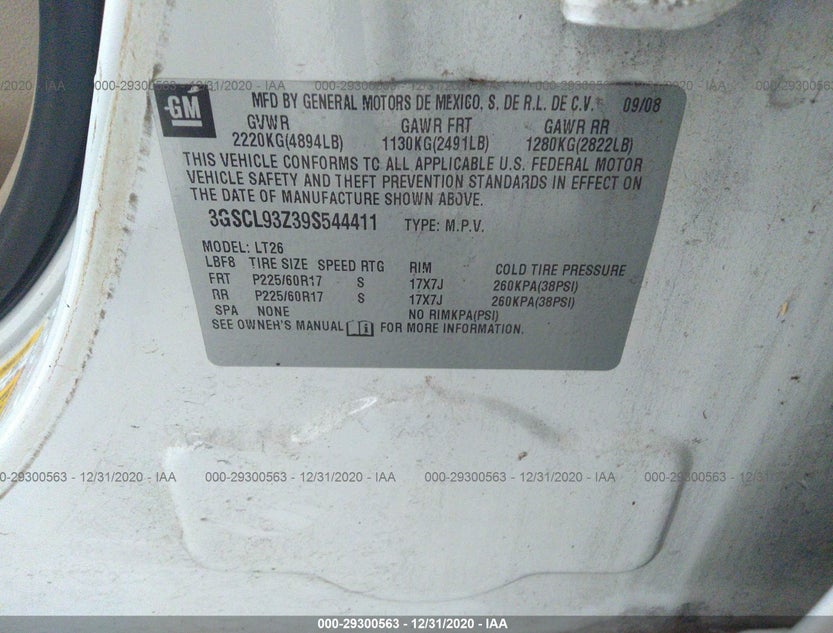 3GSCL93Z39S544411