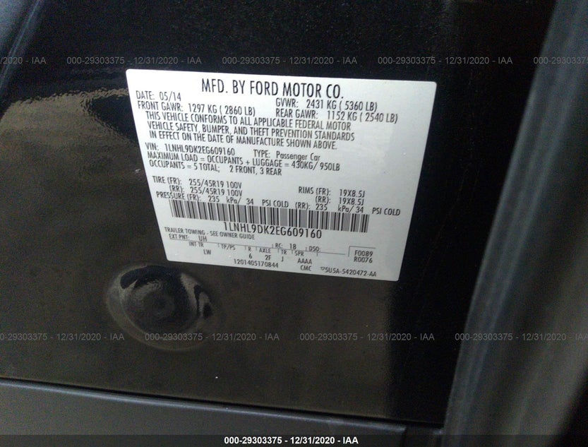 1LNHL9DK2EG609160