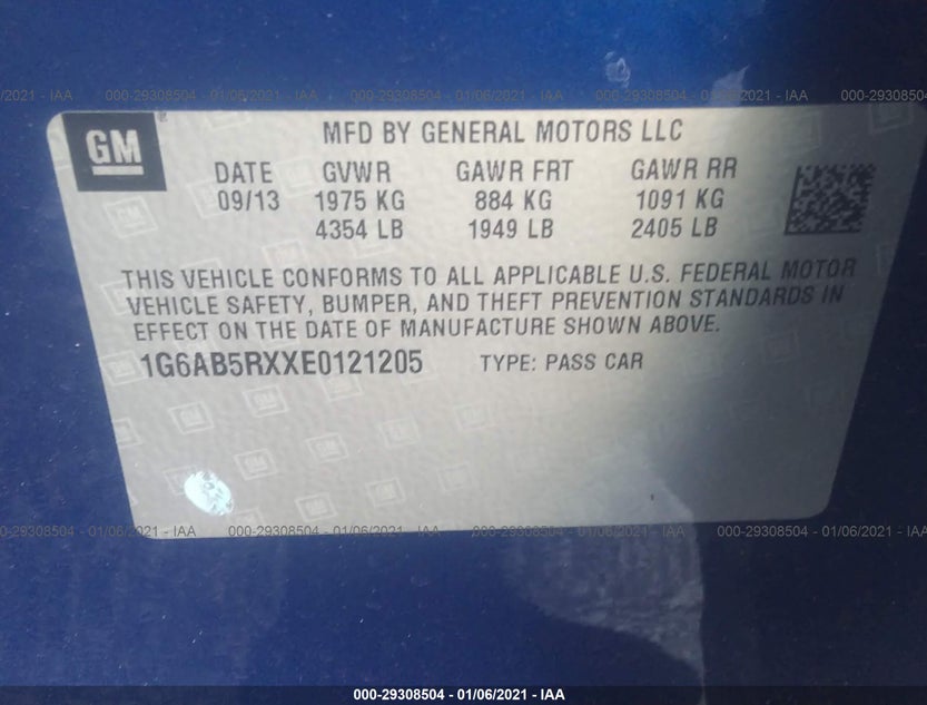 1G6AB5RXXE0121205