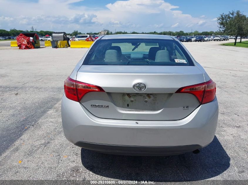 2017 Toyota Corolla Le VIN: 5YFBURHE3HP662397 Lot: 29310605