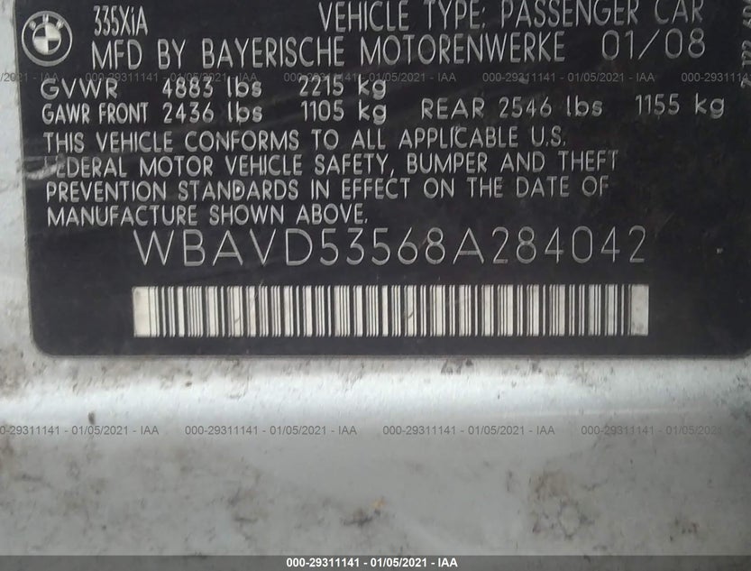 WBAVD53568A284042