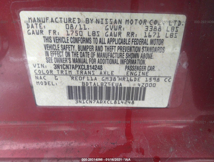 3N1CN7APXCL814248