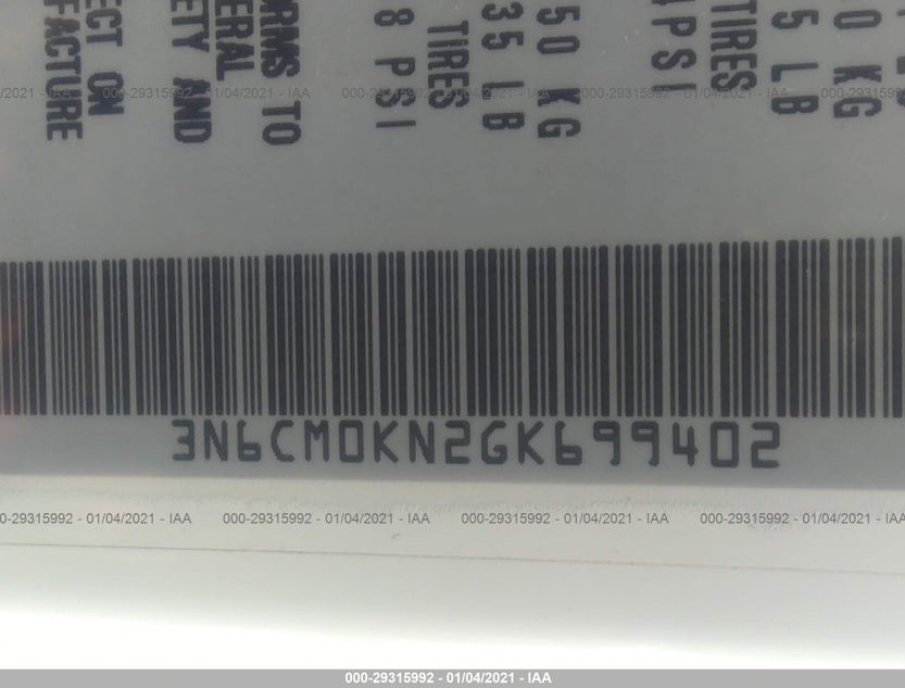 3N6CM0KN2GK699402