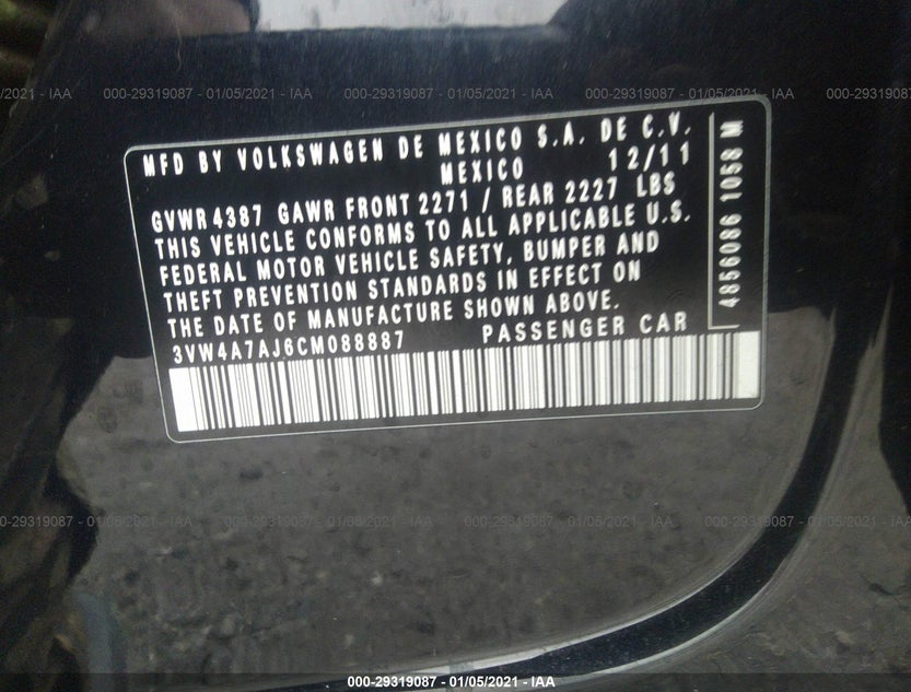 3VW4A7AJ6CM088887