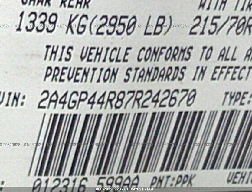 2A4GP44R87R242670