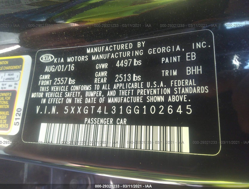 5XXGT4L31GG102645