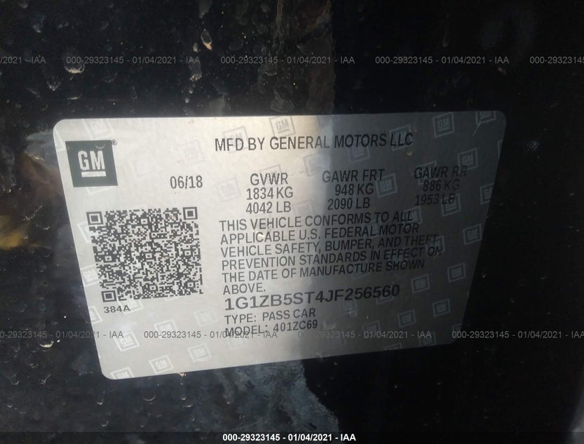 1G1ZB5ST4JF256560
