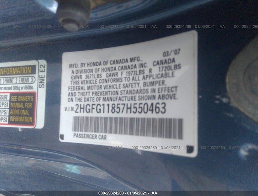 2HGFG11857H550463