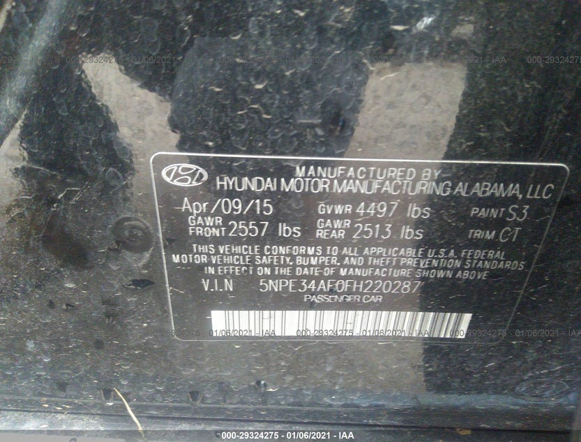 5NPE34AF0FH220287