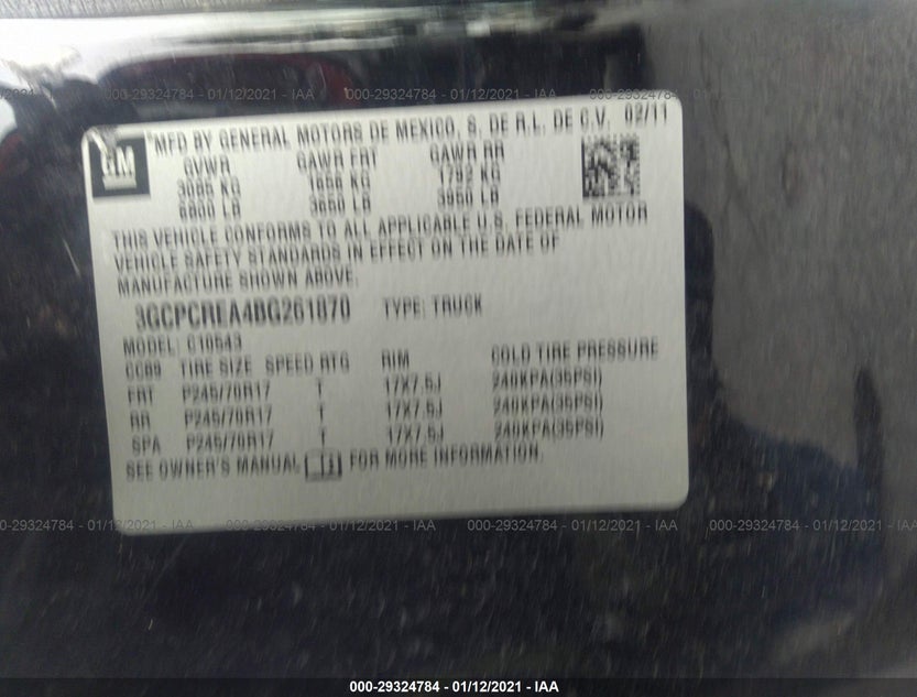 3GCPCREA4BG261870