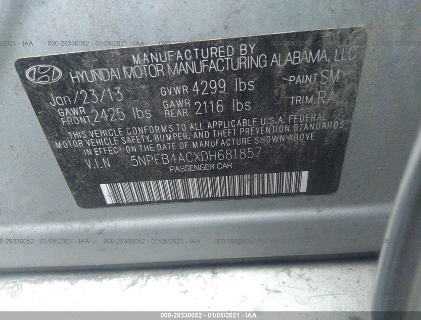 5NPEB4ACXDH681857
