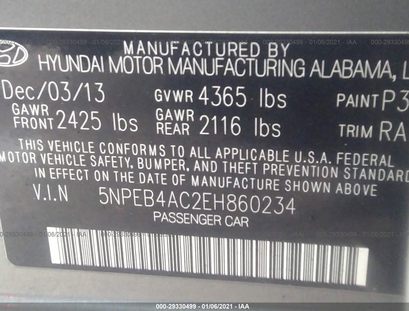 5NPEB4AC2EH860234