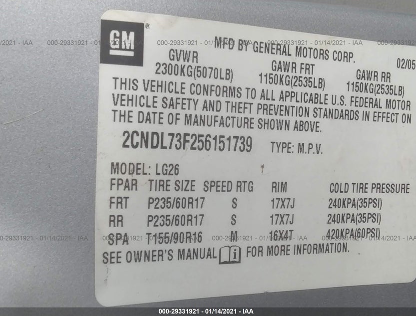 2CNDL73F256151739