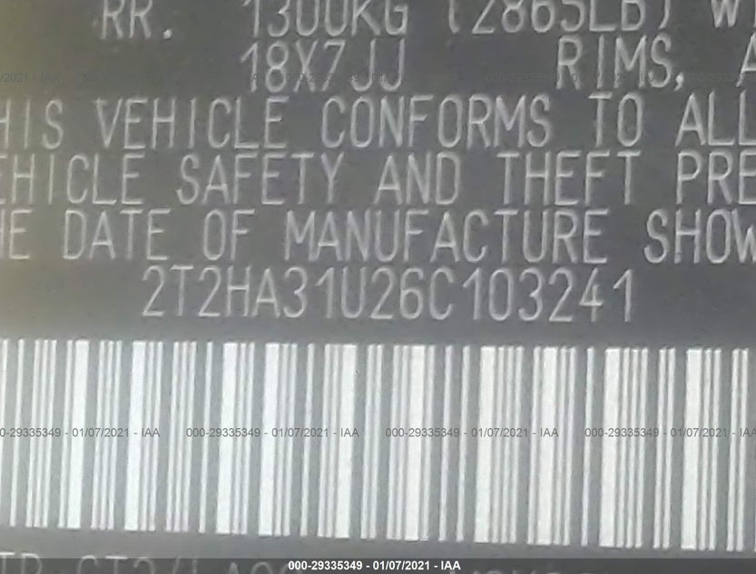 2T2HA31U26C103241