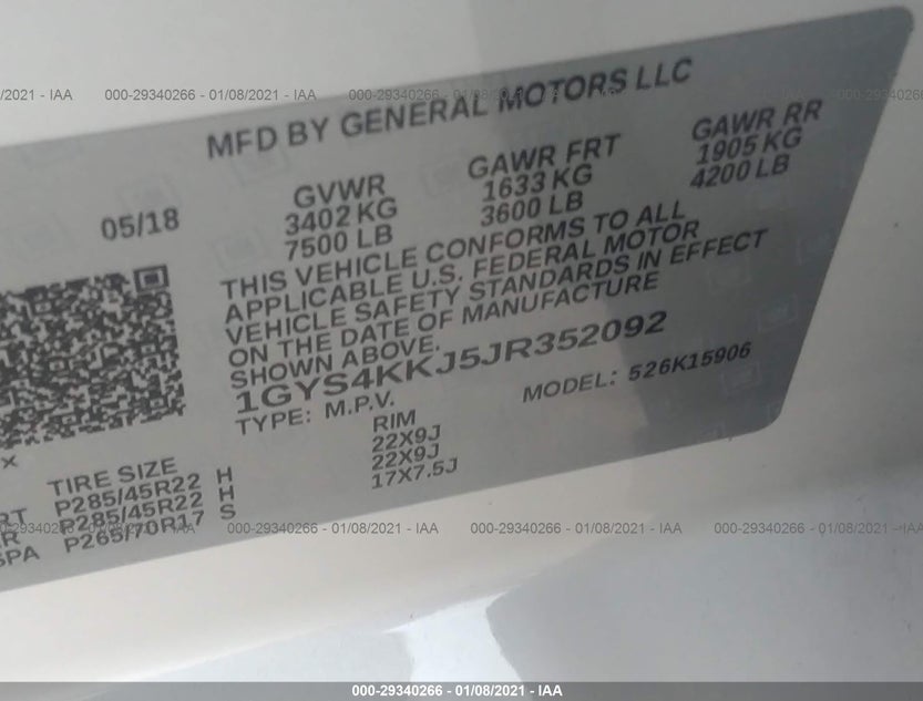 1GYS4KKJ5JR352092