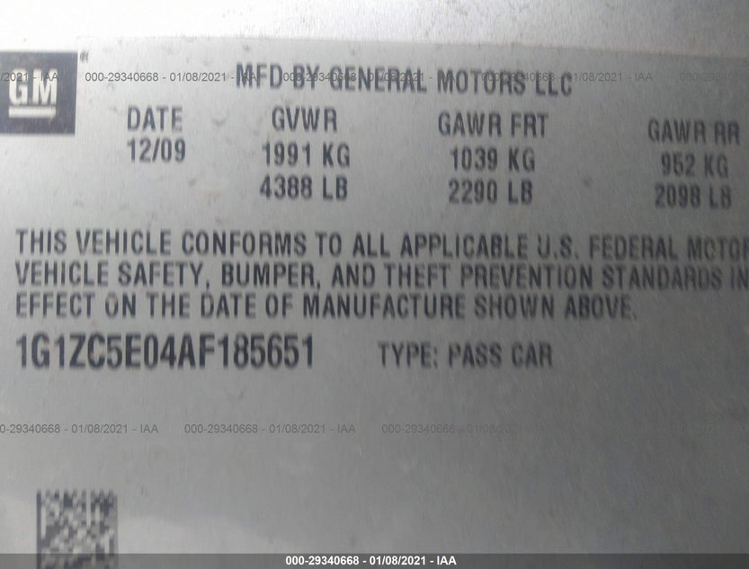 1G1ZC5E04AF185651