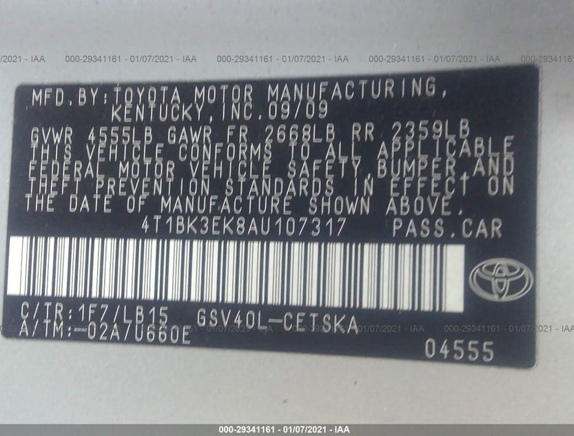 4T1BK3EK8AU107317
