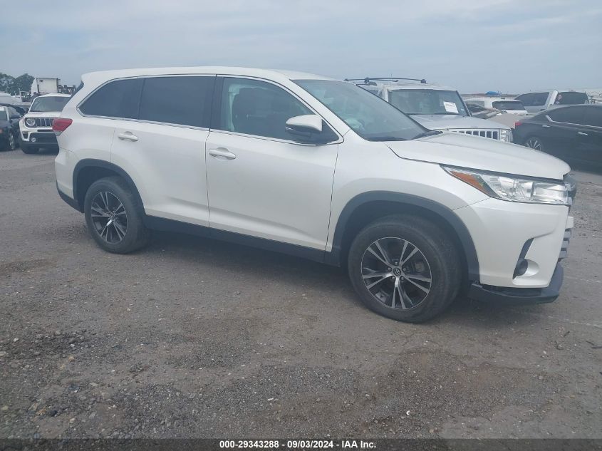 2019 Toyota Highlander Le VIN: 5TDZZRFH5KS304035 Lot: 29343288