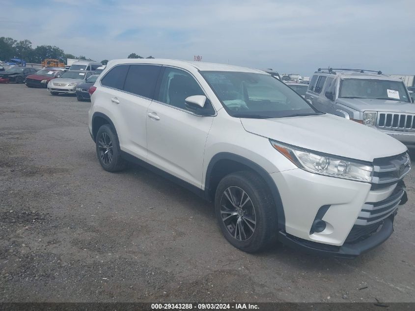 2019 Toyota Highlander Le VIN: 5TDZZRFH5KS304035 Lot: 29343288