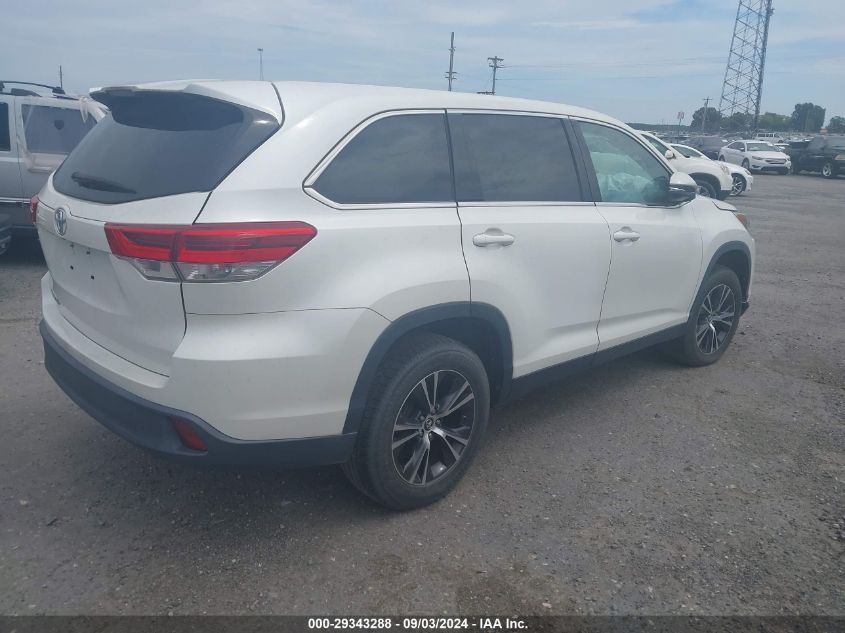 2019 Toyota Highlander Le VIN: 5TDZZRFH5KS304035 Lot: 29343288