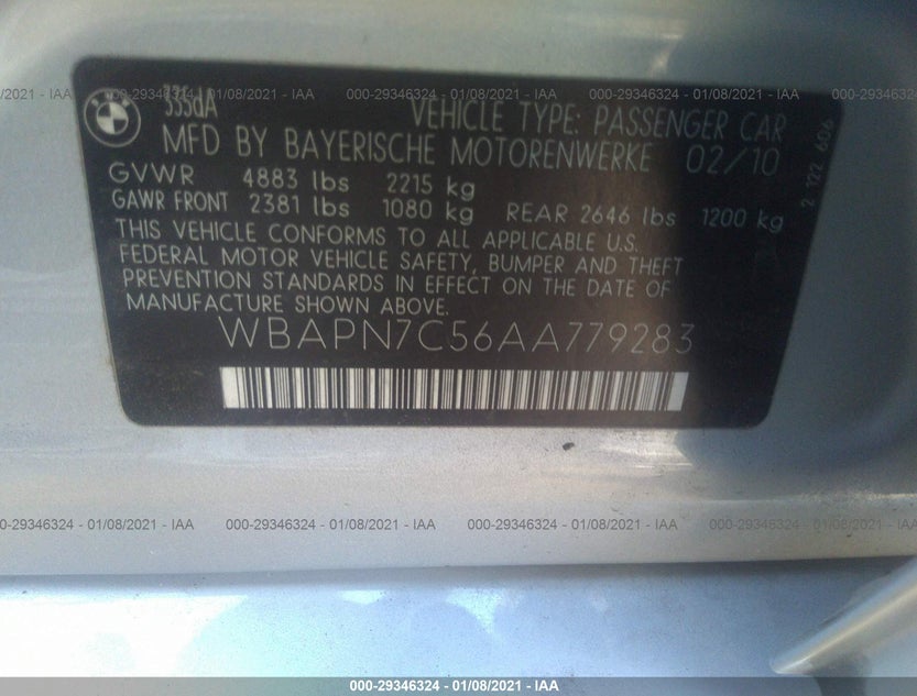 WBAPN7C56AA779283
