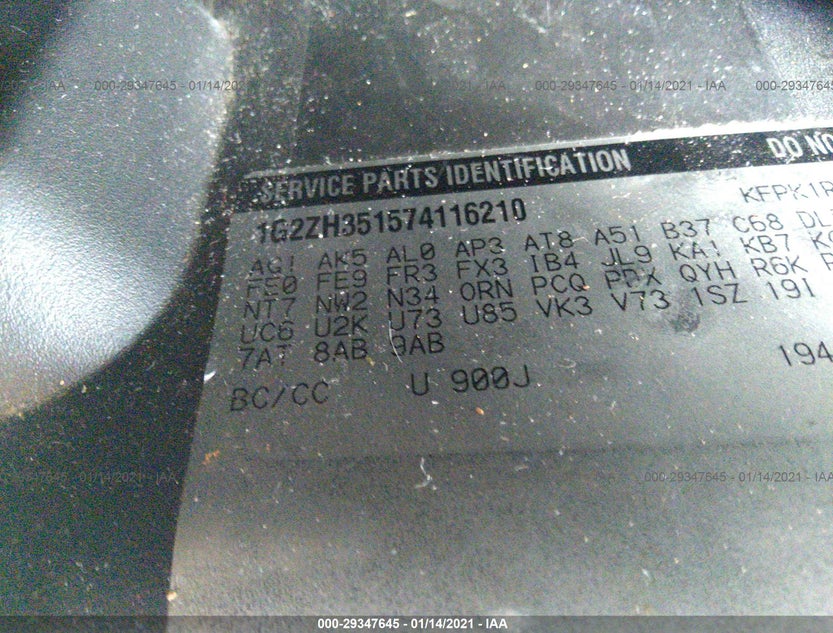 1G2ZH351574116210