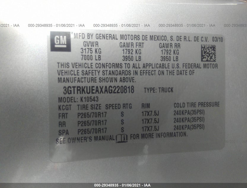 3GTRKUEAXAG220818