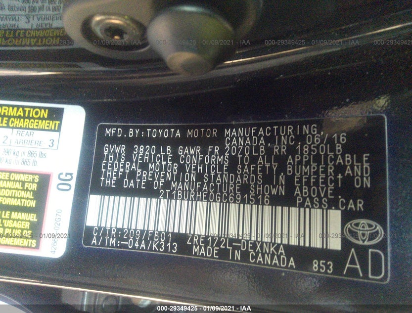 2T1BURHE0GC691516