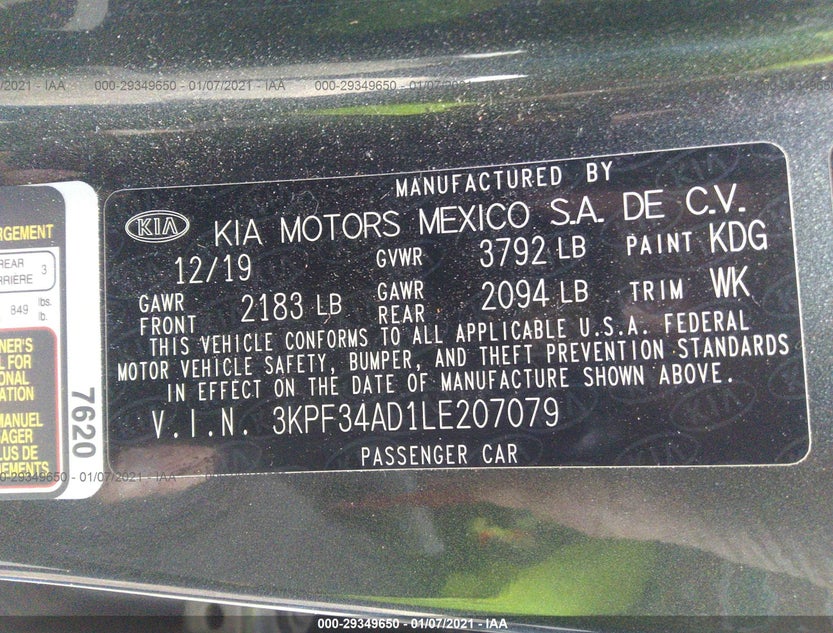 3KPF34AD1LE207079