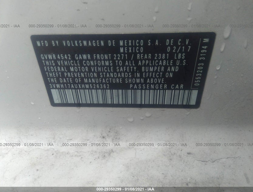 3VWH17AUXHM526362