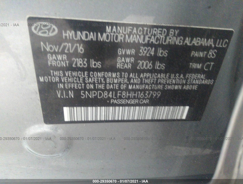 5NPD84LF8HH163799