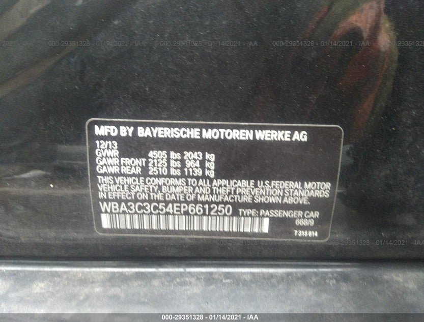 WBA3C3C54EP661250