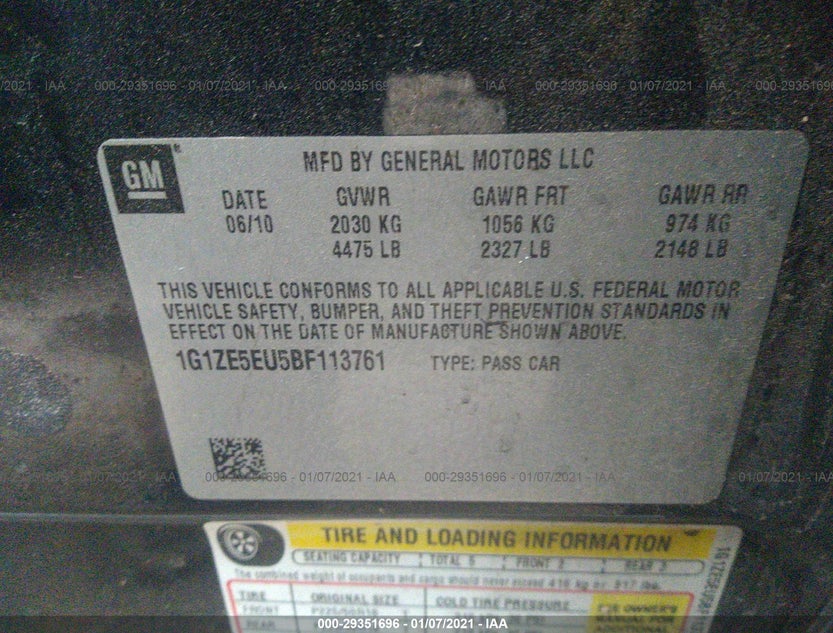 1G1ZE5EU5BF113761