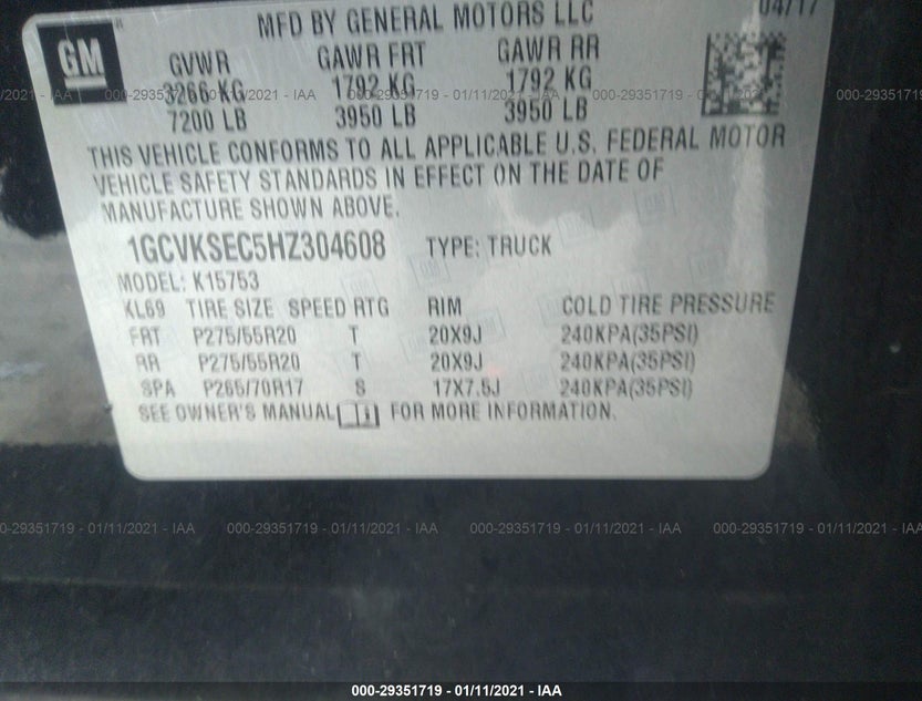 1GCVKSEC5HZ304608