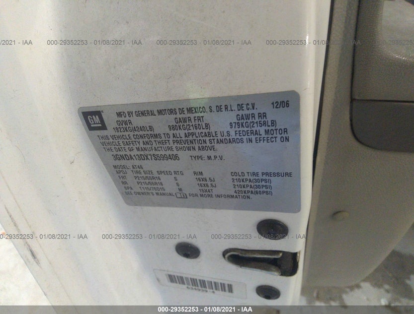 3GNDA13DX7S599406