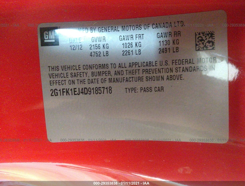 2G1FK1EJ4D9185718
