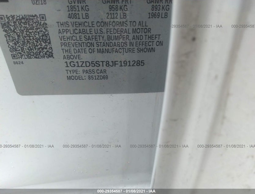 1G1ZD5ST8JF191285