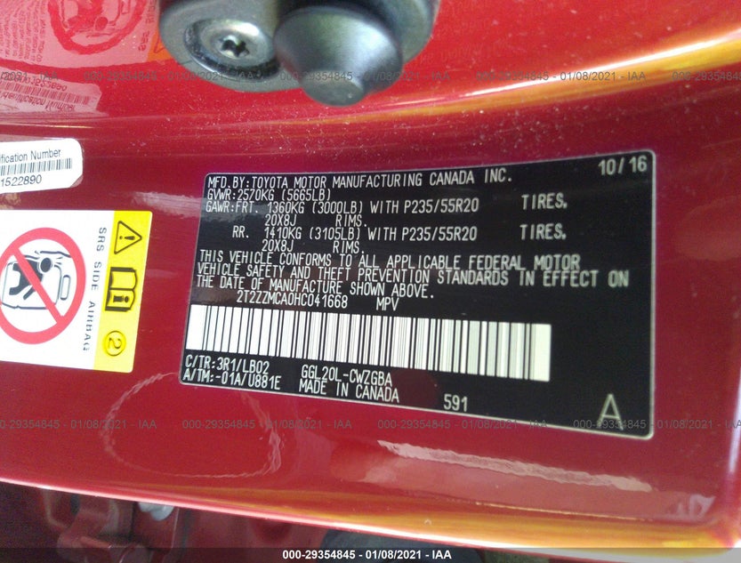 2T2ZZMCA0HC041668