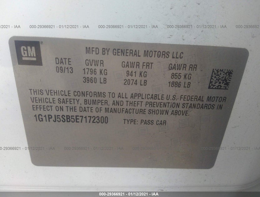 1G1PJ5SB5E7172300