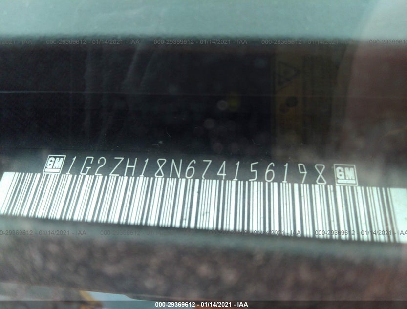 1G2ZH18N674156198