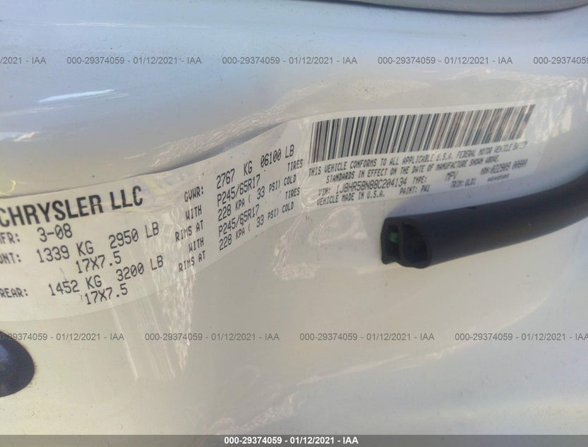 1J8HR58N88C204134