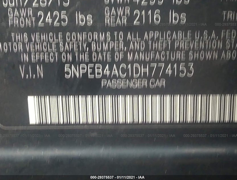 5NPEB4AC1DH774153