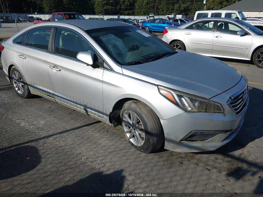2015 Hyundai Sonata Se, Перёд, IAAI, VIN 5NPE24AF6FH207434