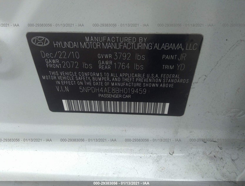 5NPDH4AE8BH019459