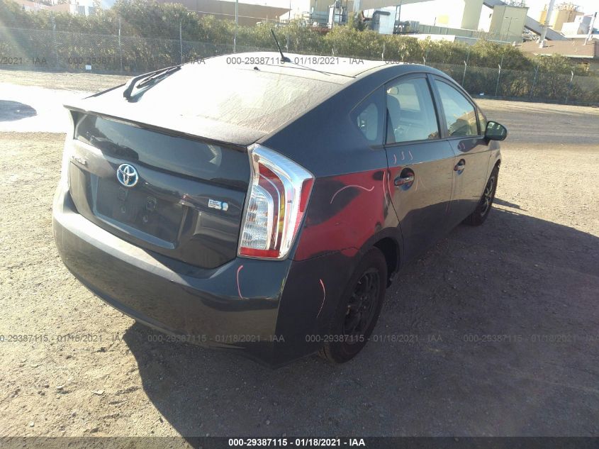 2014 Toyota Prius Two VIN: JTDKN3DUXE0391237 Lot: 29387115