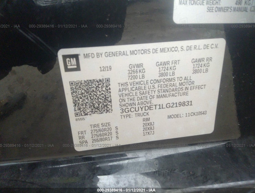 3GCUYDET1LG219831