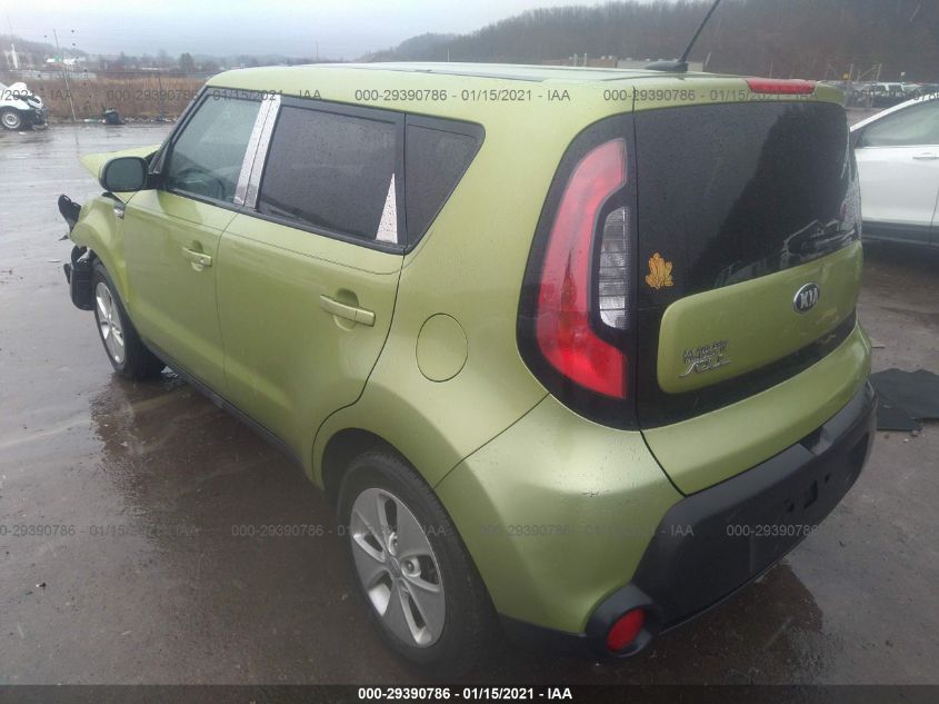 2014 Kia Soul Base VIN: KNDJN2A25E7723780 Lot: 29390786