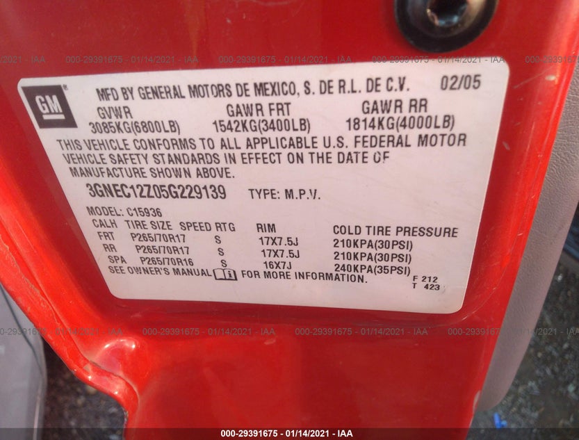 3GNEC12Z05G229139