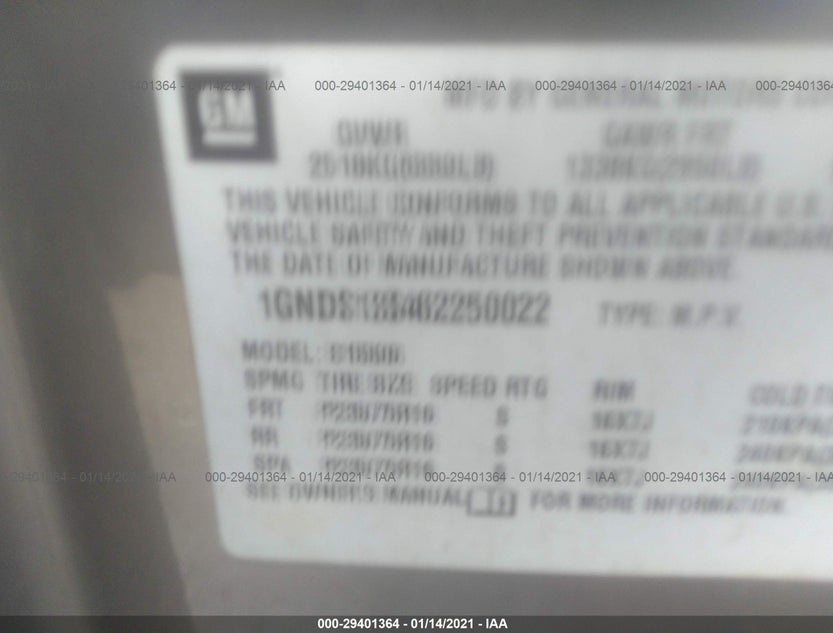 1GNDS13S462250022