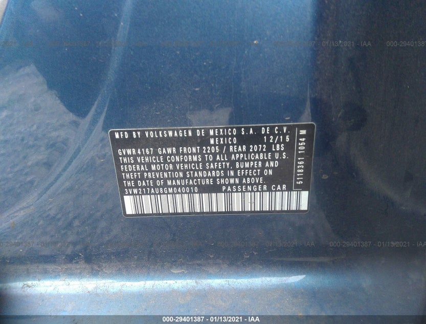 3VW217AU8GM040010